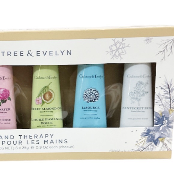 NEW Crabtree & Evelyn 6 Piece HAND THERAPY Gift Set - Picture 4 of 5